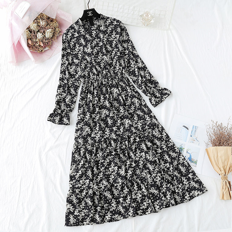 A French minority retro long skirt with a big dress and a fairy  2477