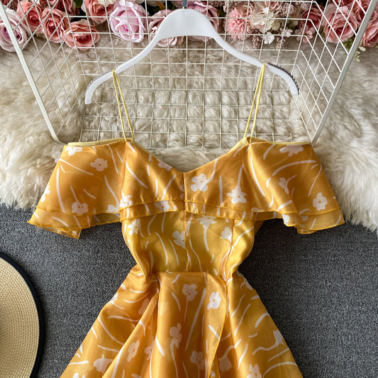 Off shoulder strapless dress  3409