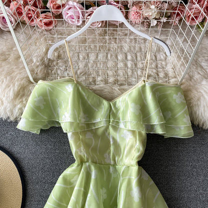 Off shoulder strapless dress  3409