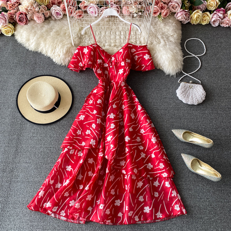 Off shoulder strapless dress  3409