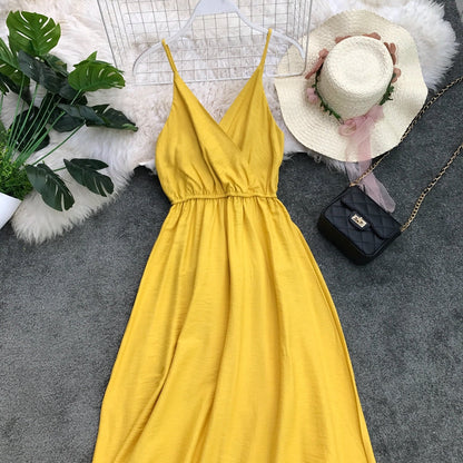 Sling off shoulder Hepburn Fairy Dress  3130