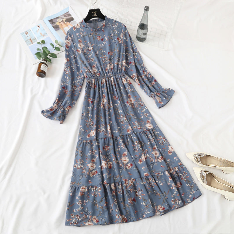 A French minority retro long skirt with a big dress and a fairy  2477
