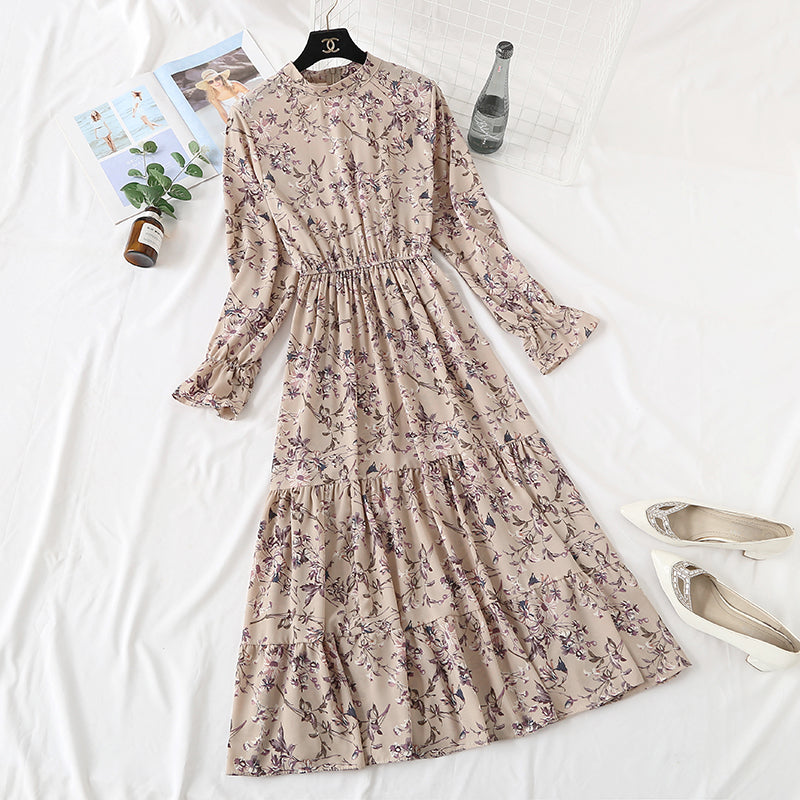 A French minority retro long skirt with a big dress and a fairy  2477