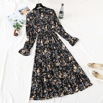 A French minority retro long skirt with a big dress and a fairy  2477