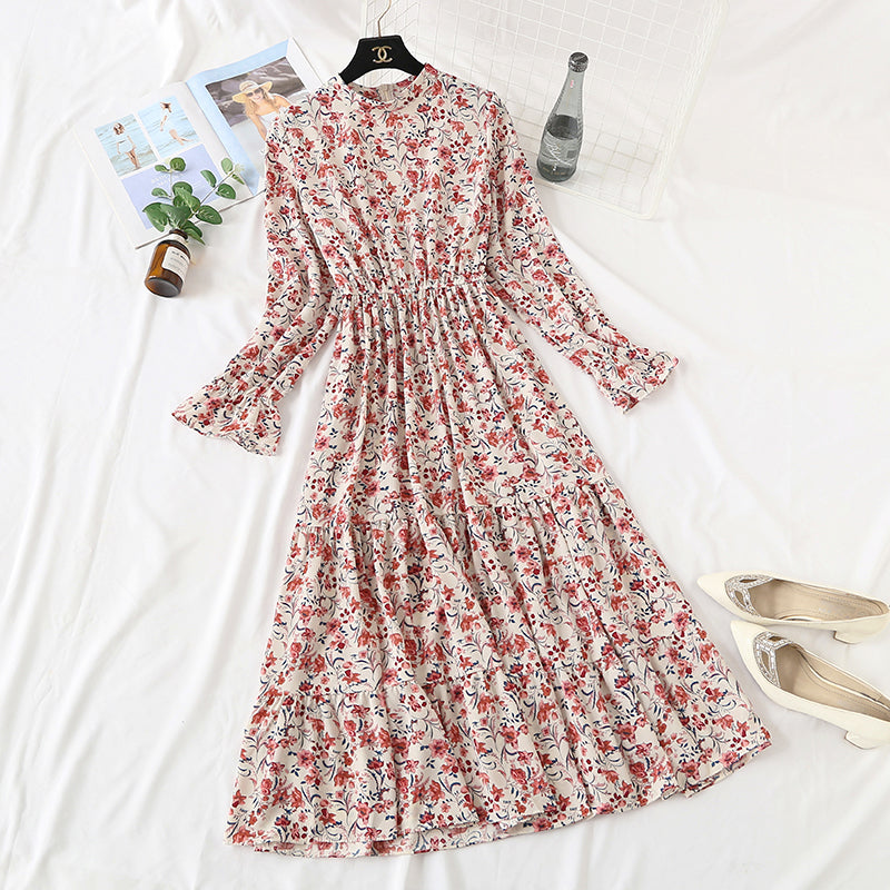 A French minority retro long skirt with a big dress and a fairy  2477