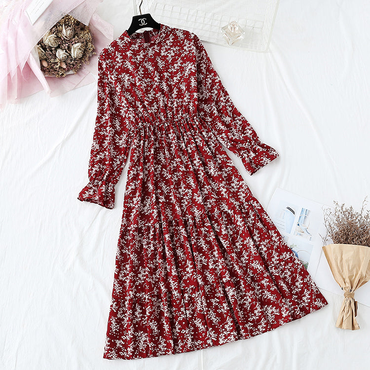 A French minority retro long skirt with a big dress and a fairy  2477