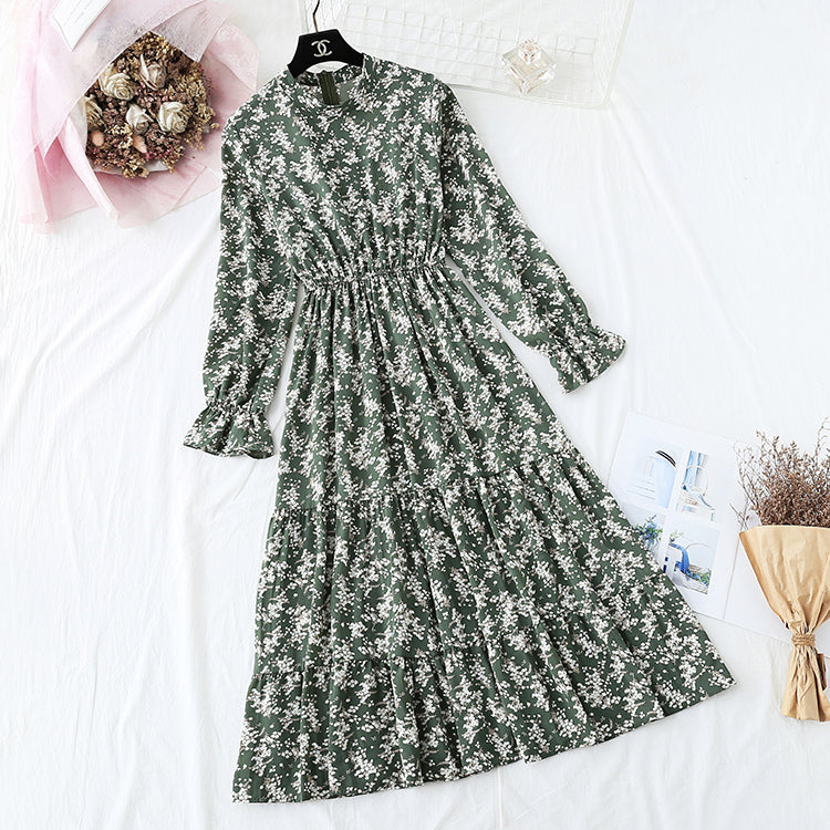 A French minority retro long skirt with a big dress and a fairy  2477