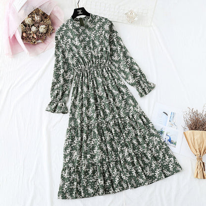 A French minority retro long skirt with a big dress and a fairy  2477