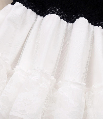A line v neck lace short dress fashion dress  720