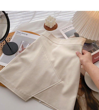 Half skirt women's fashion personality A-shaped high waist skirt  5312