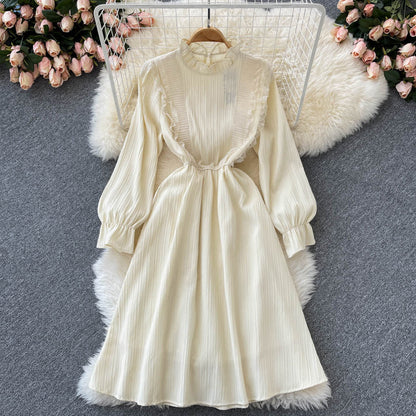 Cute A Line Long Sleeve Dress Fashion Dress  10776