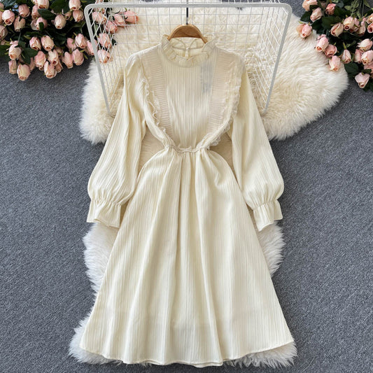 Cute A Line Long Sleeve Dress Fashion Dress  10776