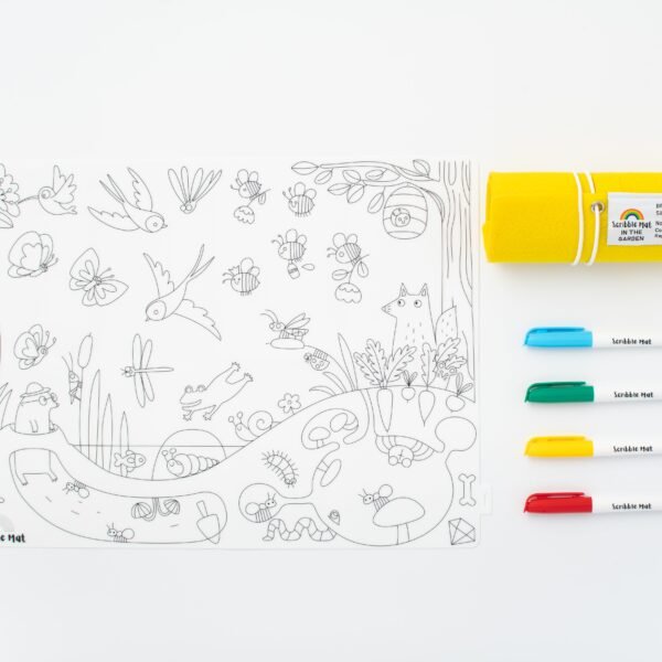 In The Garden Reusable Scribble Mat